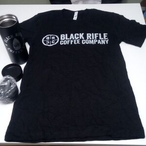 Black Rifle Coffee Company Unisex Small T-shirt & Tumbler NWOT